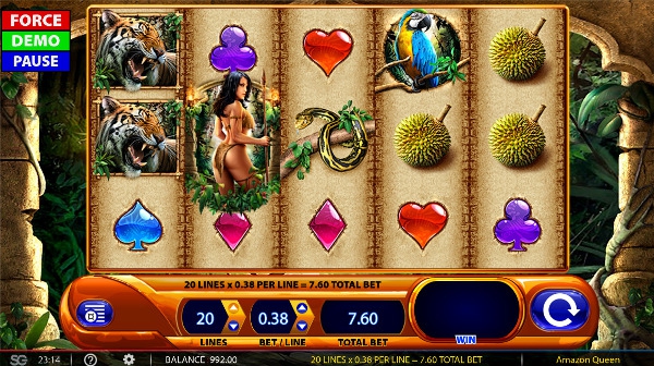 Игровой автомат Amazon Queen - откликнись на зов джунглей в казино Фараон