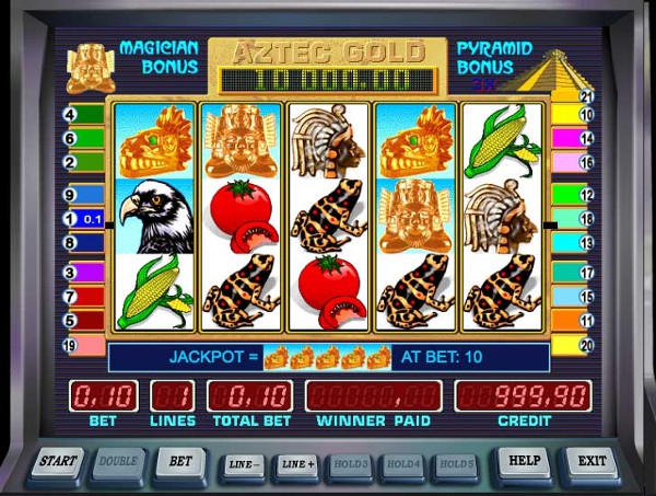 Игровой автомат Aztec Gold - автомат, ведущий к золоту
