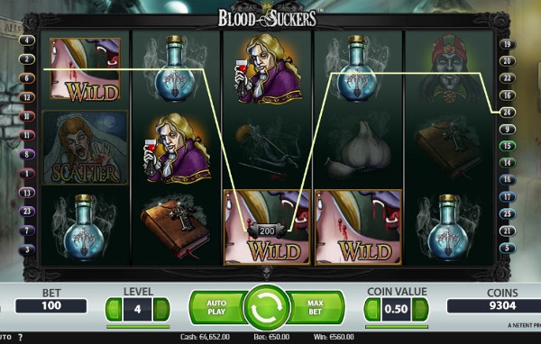 Игровой автомат Blood Suckers - выиграй большие деньги у богатых вампиров