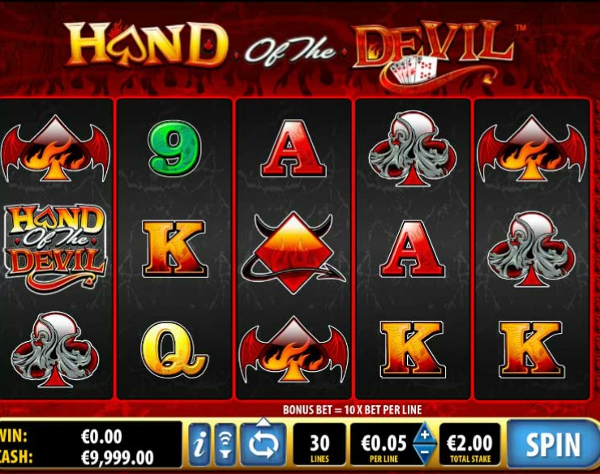 Игровой автомат Hand of the Devil - для тех кто любит риск