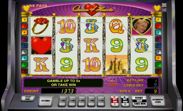 Игровой автомат Queen of Hearts - завоюй сердце богатой принцессы
