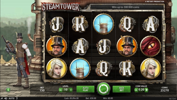 Игровой автомат Steam Tower - играть онлайн бесплатно на сайте Чемпион казино