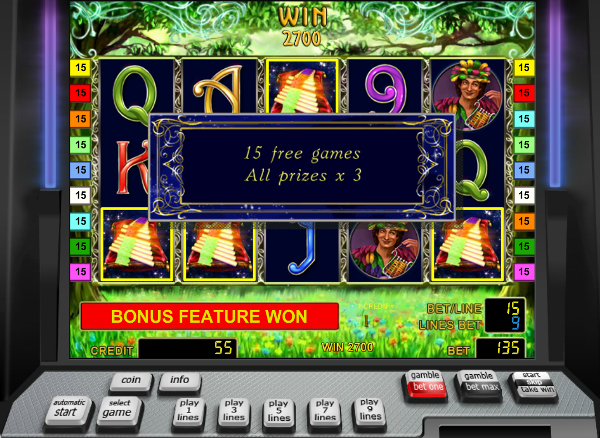 Игровой автомат Wonderful Flute - серьезные выигрыши для игроков Вулкан Платинум казино